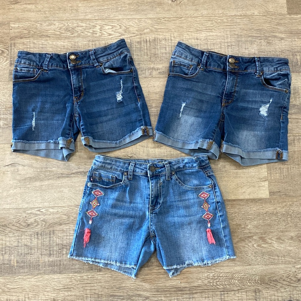 Bundle of 3 girls size 14 midi shorts